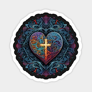 The Cross of Jesus Design V4 Magnet