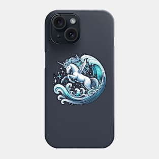 Surfing Unicorn Phone Case