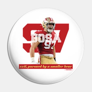 Nick Bosa 97 - SF Niners - Smaller Bear Pin