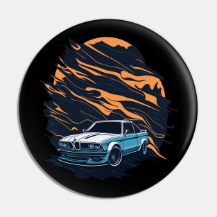 Bmw M3 E30 Vintage Car Art Pin