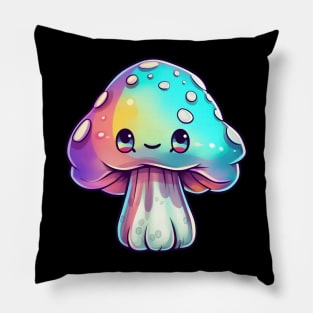 Cute Psychedelic Mushroom Pillow