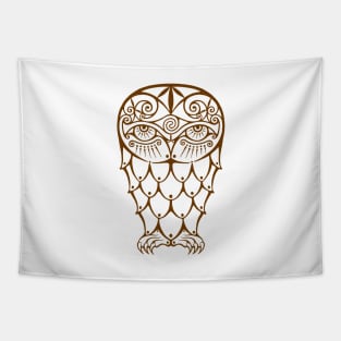 Owl in a Celtic Style Tapestry