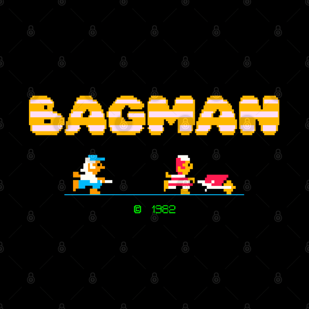 Mod.2 Arcade Bagman Video Game by parashop