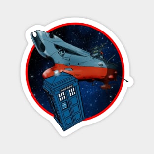 Tardis Space Battleship Yamato Magnet