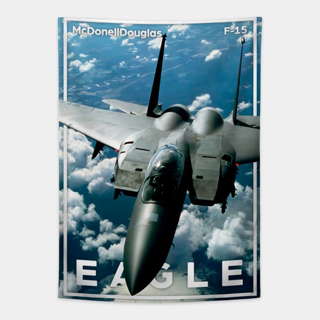 F15 Eagle Tapestry by Aircraft.Lover