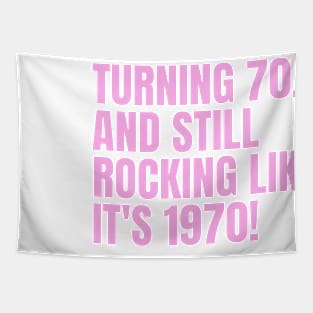 Funny 70th Birthday Quote Grandfather Birthday, Uncle Birthday Tapestry