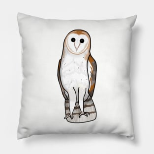 Beautiful Barn Owl (Large Print) Pillow
