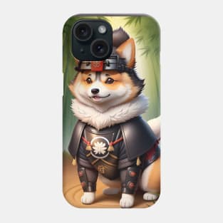 A cute samurai corgi dog #2 Phone Case