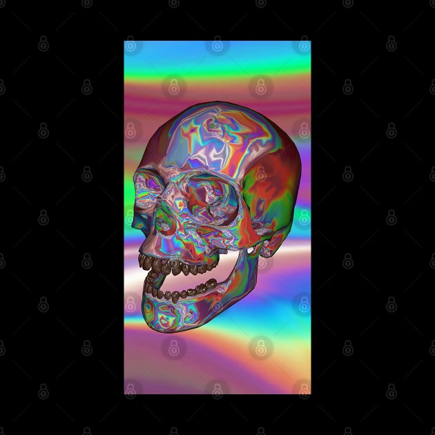 Aesthetic Rainbow Crystal Skull ∆∆∆∆ Graphic Design/Illustration by DankFutura