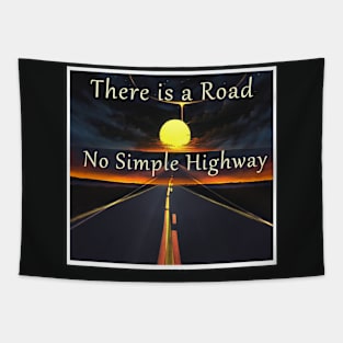 There is a Road No Simple Highway Grateful Dead Ripple Tapestry