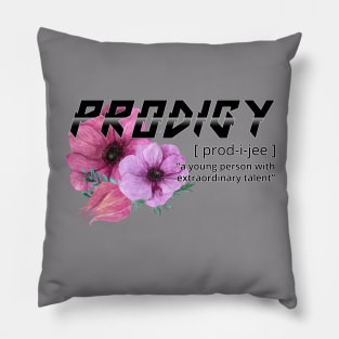 Prodigy with flowers Pillow