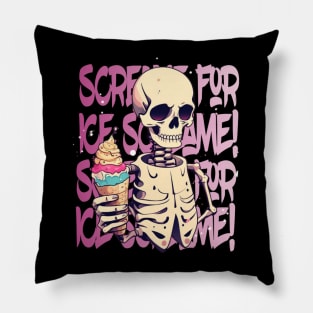 Scream for ice scream Pillow