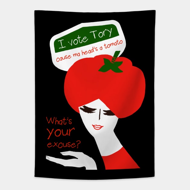 My Head's a Tomato Tapestry by k8_thenotsogreat