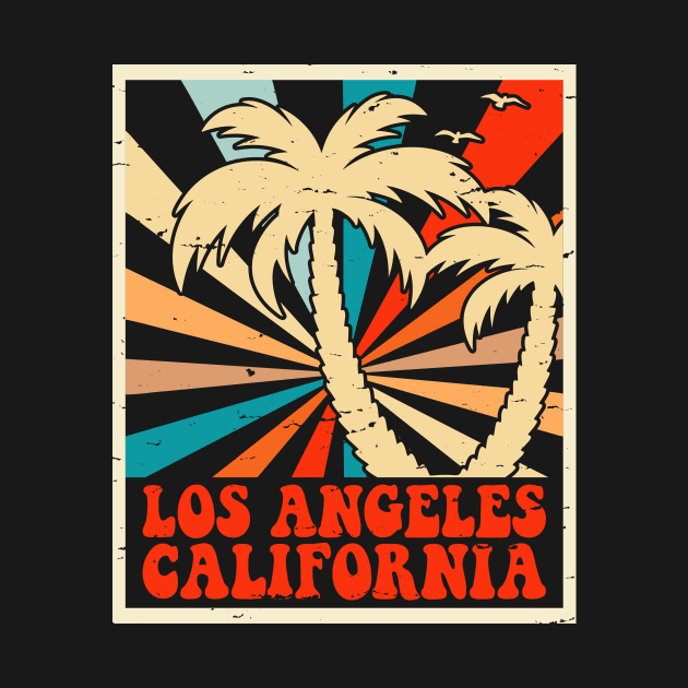 Los Angeles California T Shirt For Women T-Shirt by QueenTees