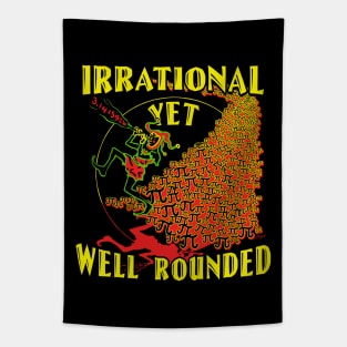 Irrational Pied Piper Pi Day Tapestry