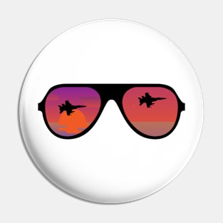 pilot glasses Pin