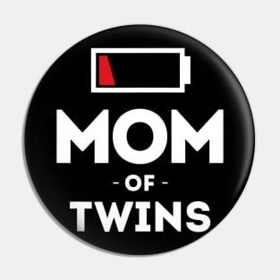 Mom of Twins Clothing Gift for Mother Wife Mom Funny Women Pin