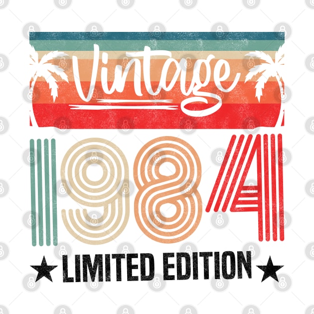 Vintage 1984 Limited Edition - 39th Birthday Vintage Design by BenTee