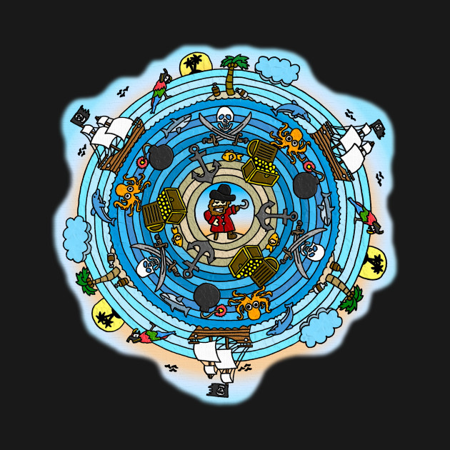 Pirate Themed Mandala - 