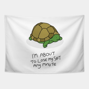 Grumpy Turtle Tapestry