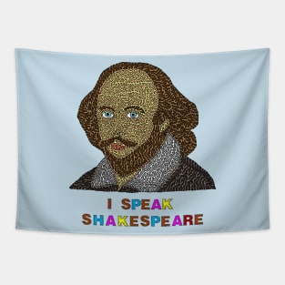 I Speak Shakespeare Tapestry