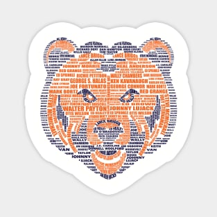 Chicago Bears Legend Magnet