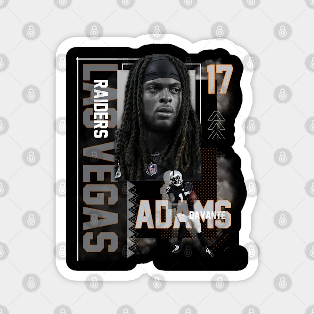 Las Vegas Raiders Davante Adams 17 Magnet by today.i.am.sad