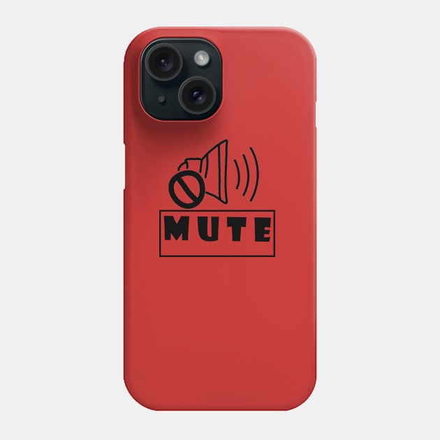 Mute T-Shirt Phone Case by Newlookal