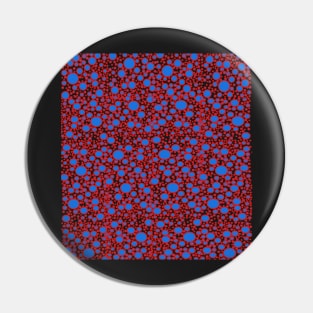 red and blue polka dot design pattern Pin