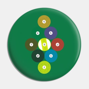 Billiard Balls on Billiard Balls - 9 Ball Pin