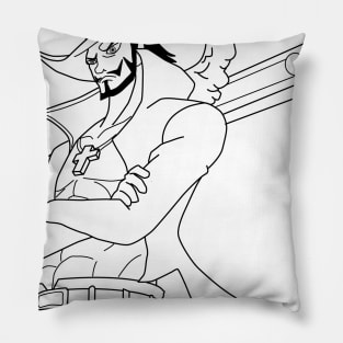 Dracule Mihawk - I sword (black) Pillow