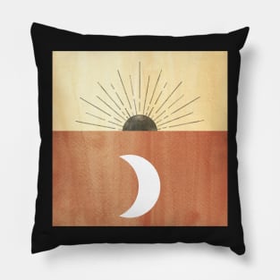 Sun and moon Pillow