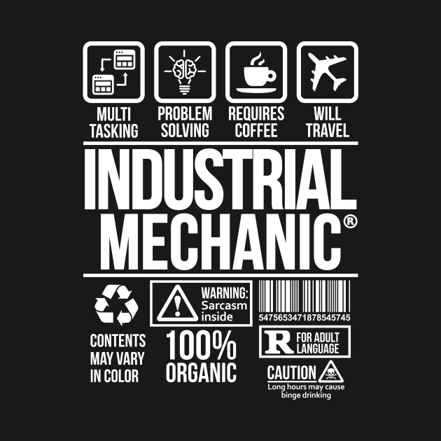 Industrial mechanic T-shirt | Job Profession | #DW by DynamiteWear