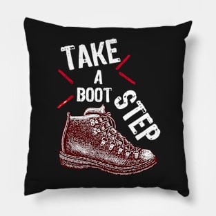 TAKE A BOOT STEP CAMPING Pillow