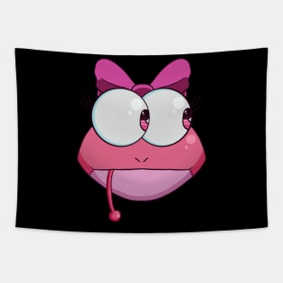 Ms. Pink Frog Tapestry