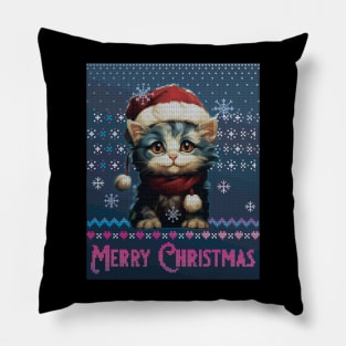 Christmas Cat Pillow