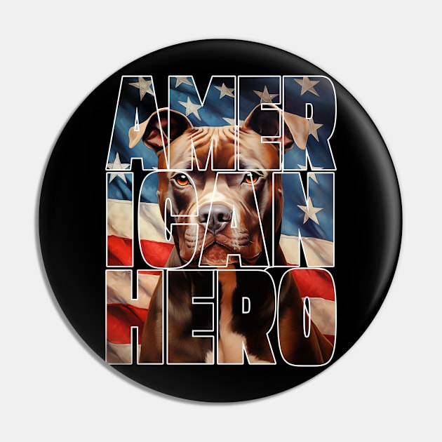 American Hero Pin by PetsArt