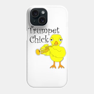 Trumpet Chick Text Phone Case