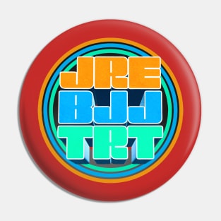 JRE, BJJ, TRT - Joe Rogan 3-Letter Words Fan Design Pin