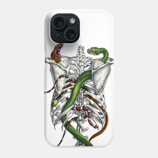 Snakes in a Cage Phone Case by RaLiz