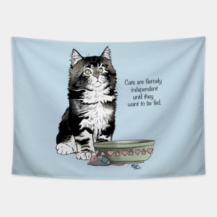 Independent Kitty Tapestry