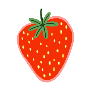 Strawberry cute illustration T-Shirt