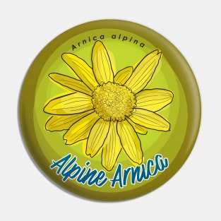 Alpine Arnica Pin