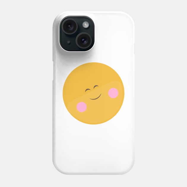 Smile face, happy cartoon character Phone Case by KINKDesign