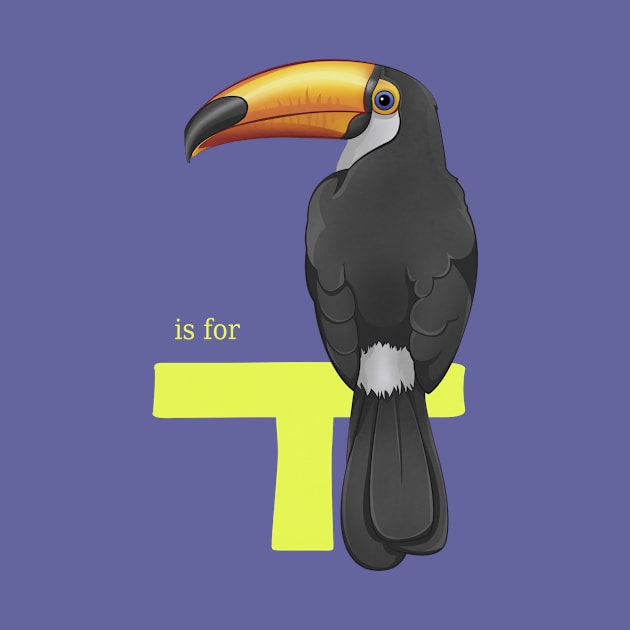 T is for Toucan by Art by Angele G