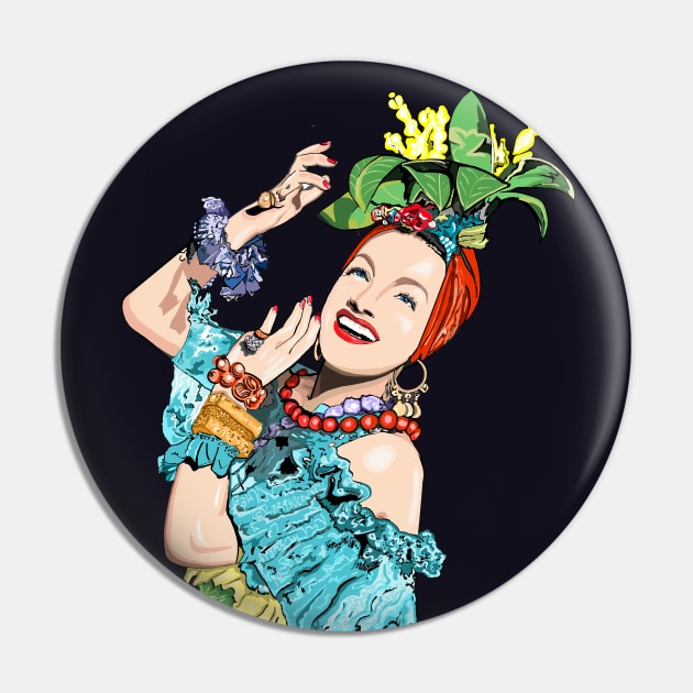 Carmen Miranda in Technicolor Pin by FanboyMuseum