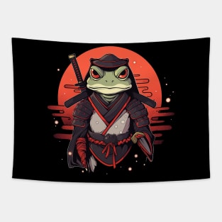 samurai frog Tapestry