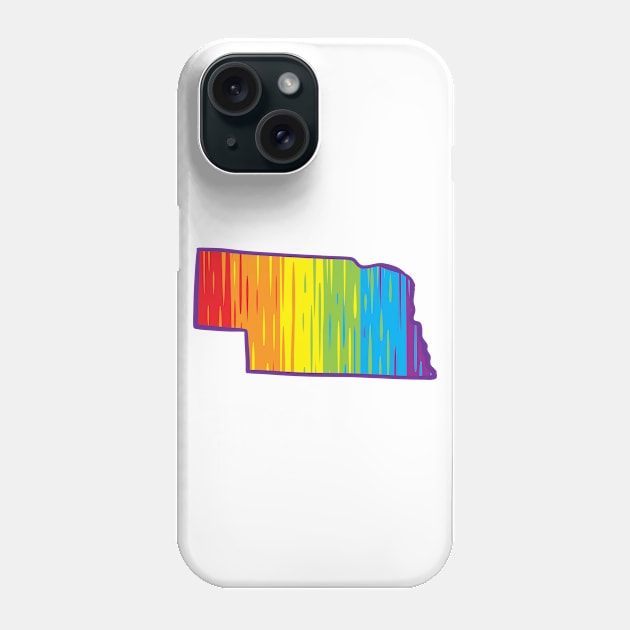 Nebraska Pride Phone Case by Manfish Inc.