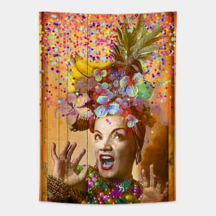 Tropical Miranda (Carioca Edition) Tapestry