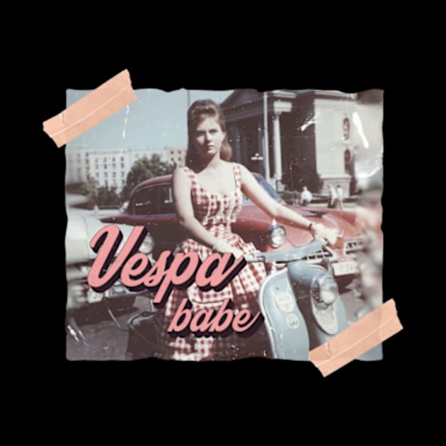 Vespa Babe by Art Dysmorphia